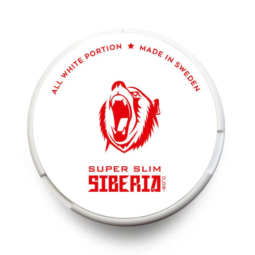 Siberia -80 ℃ All White Super Slim Nicotine 24.75 MG
